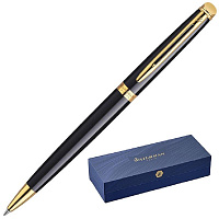 Ручка шариковая Waterman Hemisphere цвет чернил синий, цвет корпуса черный (артикул производителя S0920670) фото Ручка шариковая Waterman Hemisphere цвет чернил синий, цвет корпуса черный (артикул производителя S0920670)