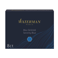 Картриджи чернильные для перьевой ручки Waterman Cartridge Size Standard синий (8 штук в упаковке) фото Картриджи чернильные для перьевой ручки Waterman Cartridge Size Standard синий (8 штук в упаковке)