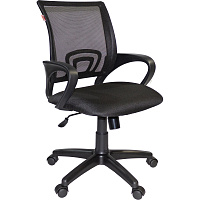 Кресло офисное Easy Chair 304 TC NET черное (сетка/ткань, пластик) фото Кресло офисное Easy Chair 304 TC NET черное (сетка/ткань, пластик)