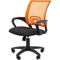 Кресло офисное Easy Chair 304 TC NET оранжевое/черное (сетка/ткань, пластик) фото Кресло офисное Easy Chair 304 TC NET оранжевое/черное (сетка/ткань, пластик)