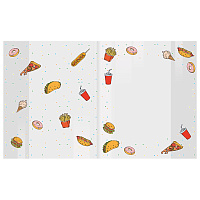Обложки "FOOD" для тетрадей и дневников, КОМПЛЕКТ 10 шт., ПЛОТНЫЕ, 210х350 мм, 110 мкм, FUNSTER, 274083 фото Обложки "FOOD" для тетрадей и дневников, КОМПЛЕКТ 10 шт., ПЛОТНЫЕ, 210х350 мм, 110 мкм, FUNSTER, 274083