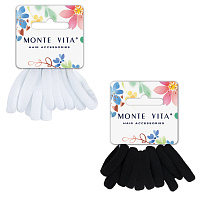 Резинки для волос НАБОР 10 шт., мягкие, medium size, АССОРТИ, MONTE VITA, 457046 фото Резинки для волос НАБОР 10 шт., мягкие, medium size, АССОРТИ, MONTE VITA, 457046