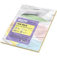 Бумага цветная OfficeSpace pale mix А4, 80г/м2, 100л. (5 цветов) фото Бумага цветная OfficeSpace pale mix А4, 80г/м2, 100л. (5 цветов)