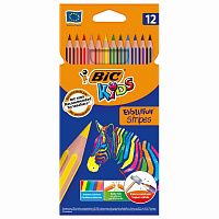 Карандаши цветные BIC "Evolution Stripes", 12 цветов, шестигранные, грифель 9505221 фото Карандаши цветные BIC "Evolution Stripes", 12 цветов, шестигранные, грифель 9505221