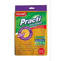 Тряпка для пола Paclan Practi микрофибра 50х60 см желтая фото Тряпка для пола Paclan Practi микрофибра 50х60 см желтая