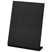 Табличка меловая настольная А4 (21x29,7 см), L-образная, вертикальная, ПВХ, ЧЕРНАЯ, BRAUBERG, 291292 фото Табличка меловая настольная А4 (21x29,7 см), L-образная, вертикальная, ПВХ, ЧЕРНАЯ, BRAUBERG, 291292