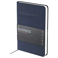 Ежедневник недатированный, А5, 136л., мягкий переплет, кожзам, BG "Business. Navy blue", темно-синий фото Ежедневник недатированный, А5, 136л., мягкий переплет, кожзам, BG "Business. Navy blue", темно-синий