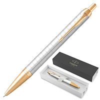 Ручка шариковая Parker IM Premium Pearl цвет чернил синий, цвет корпуса белый (артикул производителя 2143643) фото Ручка шариковая Parker IM Premium Pearl цвет чернил синий, цвет корпуса белый (артикул производителя 2143643)