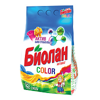 Порошок стиральный автомат Биолан Color 2.4 кг фото Порошок стиральный автомат Биолан Color 2.4 кг