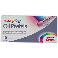 Пастель масляная Pentel Arts круглая 16 цветов фото Пастель масляная Pentel Arts круглая 16 цветов