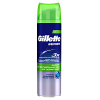 Гель для бритья Gillette Sensitive Skin 200 мл фото Гель для бритья Gillette Sensitive Skin 200 мл