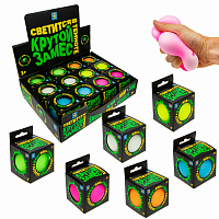 Игрушка-антистресс "Крутой замес" шар, диаметр 7 см, ассорти, дисплей, 1TOY фото Игрушка-антистресс "Крутой замес" шар, диаметр 7 см, ассорти, дисплей, 1TOY