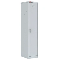 Шкаф для одежды металлический Cobalt ШРМ21 (серый, 400х500х1860 мм) фото Шкаф для одежды металлический Cobalt ШРМ21 (серый, 400х500х1860 мм)