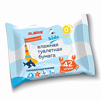 Бумага туалетная влажная детская 42 шт., БИОРАЗЛАГАЕМАЯ, смываемая, LAIMA Kids, 115223 фото Бумага туалетная влажная детская 42 шт., БИОРАЗЛАГАЕМАЯ, смываемая, LAIMA Kids, 115223