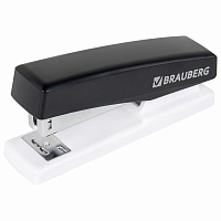 Степлер №24/6, 26/6 BRAUBERG "STYLE MAX", до 30 листов, черный, 272749 фото Степлер №24/6, 26/6 BRAUBERG "STYLE MAX", до 30 листов, черный, 272749