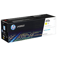 Картридж лазерный HP 415X W2032X жёлтый оригинальный повышенной ёмкости