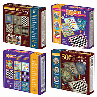 Игра настольная "50 игр для всей семьи", АССОРТИ, 10 КОР фото Игра настольная "50 игр для всей семьи", АССОРТИ, 10 КОР