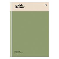 Планер школьный 1-11 кл. 64л. (твердый) BG "Weekly planner. Green", матовая ламинация фото Планер школьный 1-11 кл. 64л. (твердый) BG "Weekly planner. Green", матовая ламинация