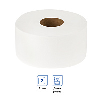 Бумага туалетная OfficeClean "Premium" 2-слойная, мини-рулон, 170м/рул., мягкая, тиснение, белая фото Бумага туалетная OfficeClean "Premium" 2-слойная, мини-рулон, 170м/рул., мягкая, тиснение, белая