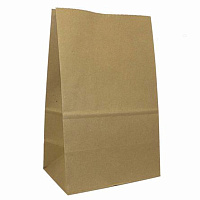 Крафт-пакет бумажный 18х12х29 см, плотность 90 г/м2, 110319 фото Крафт-пакет бумажный 18х12х29 см, плотность 90 г/м2, 110319