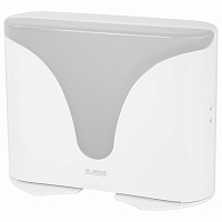 Диспенсер для полотенец EXTRA LAIMA PROFESSIONAL, (Система H2), Z-сложения, белый, ABS-пластик, 609472, 303368 фото Диспенсер для полотенец EXTRA LAIMA PROFESSIONAL, (Система H2), Z-сложения, белый, ABS-пластик, 609472, 303368
