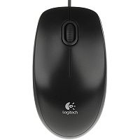 Мышь проводная Logitech B100 черная (910-003357) фото Мышь проводная Logitech B100 черная (910-003357)