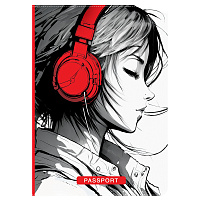 Обложка для паспорта MESHU "My Sound Kawaii", ПВХ, 2 кармана фото Обложка для паспорта MESHU "My Sound Kawaii", ПВХ, 2 кармана