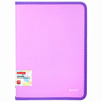 Папка объемная на молнии пластиковая BRAUBERG PASTEL, А4, 330х240 мм, 600 мкм, цвет лиловый, 271971 фото Папка объемная на молнии пластиковая BRAUBERG PASTEL, А4, 330х240 мм, 600 мкм, цвет лиловый, 271971