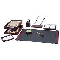 Набор подарочный настольный BESTAR "Titan" из дерева, 8 предметов, цвет "красное дерево", 236366