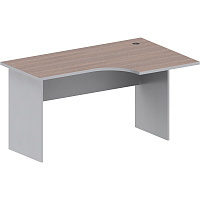 Стол эргономичный Easy Standard 560/030 правый (дуб темный/серый, 1400х900х740 мм) фото Стол эргономичный Easy Standard 560/030 правый (дуб темный/серый, 1400х900х740 мм)