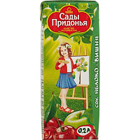 Сок Сады Придонья яблочно-вишневый 0.2 л фото Сок Сады Придонья яблочно-вишневый 0.2 л