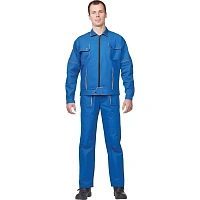 Костюм рабочий летний мужской л06-КПК васильковый (размер 44-46, рост 182-188)