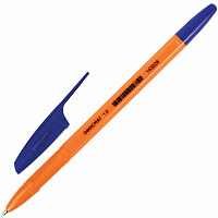 Ручка шариковая ОФИСМАГ "X-333 Orange", СИНЯЯ, корпус оранжевый, узел 1 мм, линия письма 0,5 мм, 143228 фото Ручка шариковая ОФИСМАГ "X-333 Orange", СИНЯЯ, корпус оранжевый, узел 1 мм, линия письма 0,5 мм, 143228