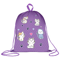 Мешок для обуви BRAUBERG KIDS, с петлей, 42х34 см, "Playing kittens", 272413