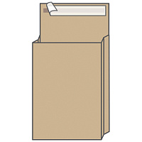 Пакет почтовый UltraPac, 300*400*40мм, коричневый крафт, отр. лента, 120г/м2 фото Пакет почтовый UltraPac, 300*400*40мм, коричневый крафт, отр. лента, 120г/м2