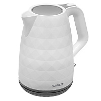 Чайник электрический Scarlett SC-EK18P49 белый фото Чайник электрический Scarlett SC-EK18P49 белый