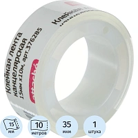Клейкая лента канцелярская Attache прозрачная 15 мм x 10 м