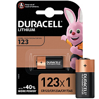 Батарейка 16340 Duracell фото Батарейка 16340 Duracell