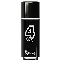Флеш-память USB 2.0 4 ГБ Smartbuy Glossy (SB4GBGS-K) фото Флеш-память USB 2.0 4 ГБ Smartbuy Glossy (SB4GBGS-K)