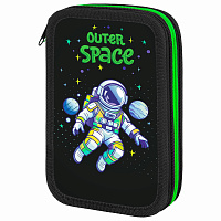 Пенал ПИФАГОР, 3 отделения, ламинированный картон, 19х11 см, "Outer space", 273488 фото Пенал ПИФАГОР, 3 отделения, ламинированный картон, 19х11 см, "Outer space", 273488