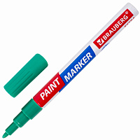 Маркер-краска лаковый EXTRA (paint marker) 2 мм, ЗЕЛЕНЫЙ, УСИЛЕННАЯ НИТРО-ОСНОВА, BRAUBERG, 151974 фото Маркер-краска лаковый EXTRA (paint marker) 2 мм, ЗЕЛЕНЫЙ, УСИЛЕННАЯ НИТРО-ОСНОВА, BRAUBERG, 151974