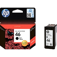 Картридж струйный HP 46 CZ637AE черный оригинальный фото Картридж струйный HP 46 CZ637AE черный оригинальный