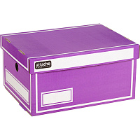 Короб архивный Т23 Attache Selection 320х240х160 мм из гофрокартона фото Короб архивный Т23 Attache Selection 320х240х160 мм из гофрокартона