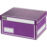 Короб архивный Т23 Attache Selection 320х240х160 мм из гофрокартона фото Короб архивный Т23 Attache Selection 320х240х160 мм из гофрокартона