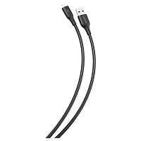 Кабель Smartbuy S25, USB - micro-USB, 3A output, оплетка TPE, 1м, черный фото Кабель Smartbuy S25, USB - micro-USB, 3A output, оплетка TPE, 1м, черный