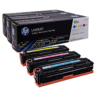 Набор картриджей HP 131A U0SL1AM цветной оригинальный фото Набор картриджей HP 131A U0SL1AM цветной оригинальный