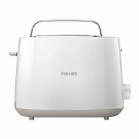 Тостер PHILIPS HD2581/00, 830 Вт, 2 тоста, 8 режимов, пластик, белый фото Тостер PHILIPS HD2581/00, 830 Вт, 2 тоста, 8 режимов, пластик, белый
