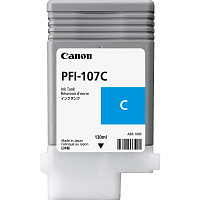 Картридж струйный Canon PFI-107C 6706B001 голубой оригинальный фото Картридж струйный Canon PFI-107C 6706B001 голубой оригинальный