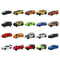 Машинка металлическая инерционная, открывающиеся двери, 1:32, ассорти 20 видов, FUNKY TOYS, FT1101