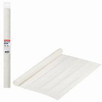 Бумага гофрированная/креповая, 32 г/м2, 50х250 см, белая, в рулоне, BRAUBERG, 126528 фото Бумага гофрированная/креповая, 32 г/м2, 50х250 см, белая, в рулоне, BRAUBERG, 126528
